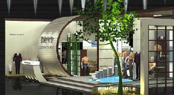 展臺設計搭建工廠,御圖展覽,上海養生食品展展臺設計搭建高清圖片 高清大圖