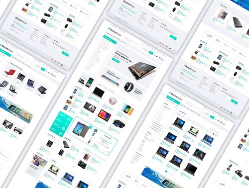 數(shù)碼科技產(chǎn)品銷售購(gòu)物電子商務(wù)官網(wǎng)web端ui界面設(shè)計(jì)