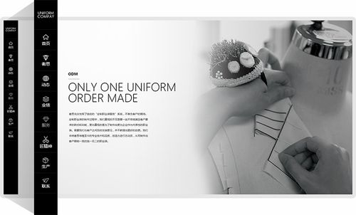 服裝定制網站建設 上海網站開發公司 工作服網站開發 上海網站維護 邁若網絡案例