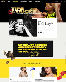 tyra化妝品品牌形象設計包裝設計網站設計 上海品牌策劃設計公司